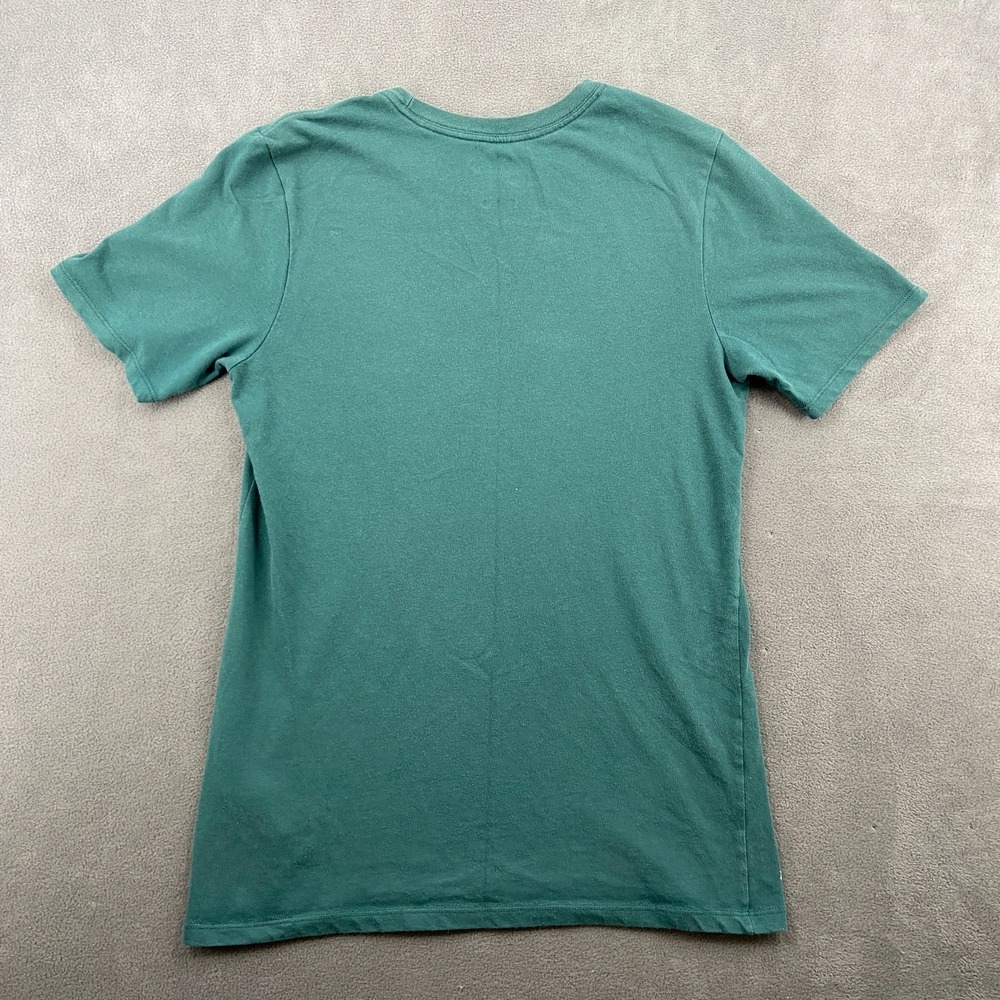 Nike Athletic T Shirt Sz Small Teal Dri Fit Cotton Sweat Wicking Crew Neck - Picture 2 of 10